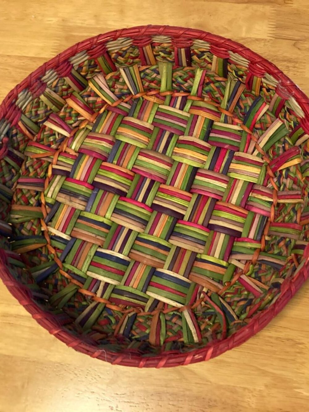 Woven Multi-Color Colombian Basket